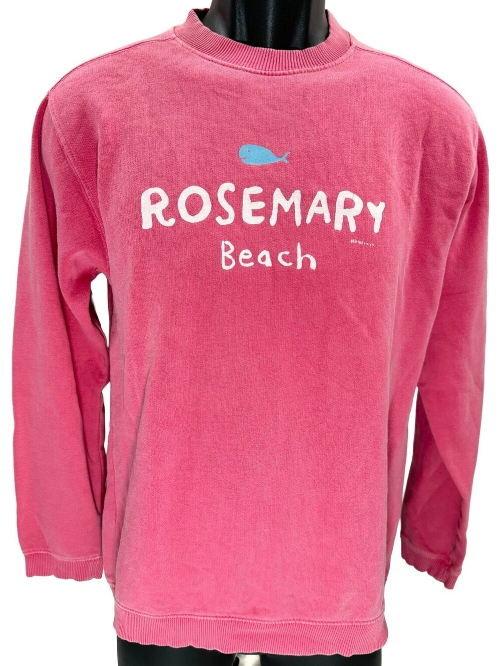 Rosemary Beach Comfort Colors Sweatshirt Pink Youth Large Fits Womens XS
